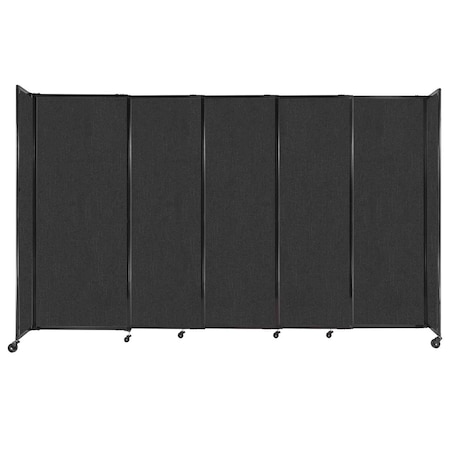 Versare The Bullet Resistant Portable Shield Partition 11'3" x 6'10" Black Fabric 1911102